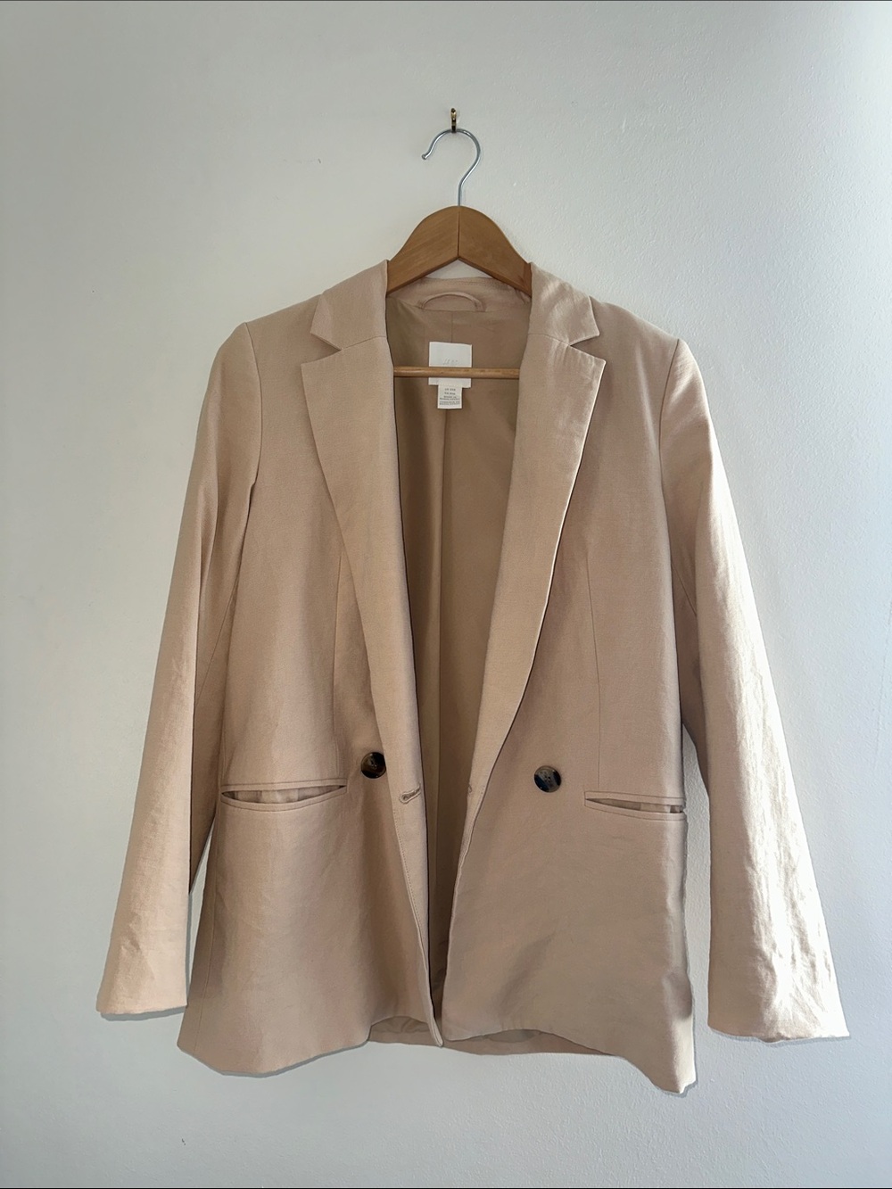 H&M Linen Blazer Jacket - size XXS